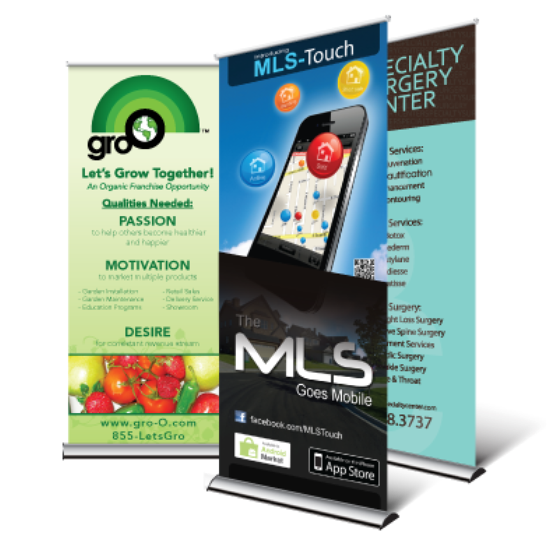 Roll up banners